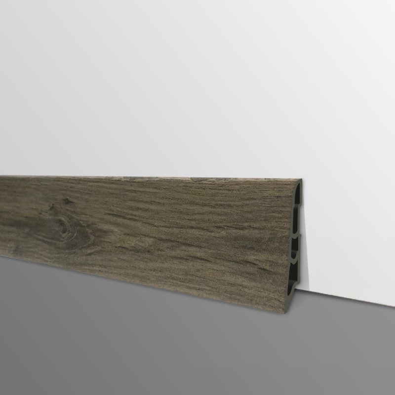 Plinthe PVC- Décor Chêne Rustique- Ep.14 x H.60 mm- L.2,5m