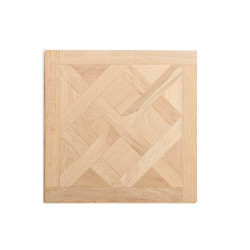 Dalle de parquet Versailles -Chêne -Vernis mat -Aspect bois brut - 60x60 cm