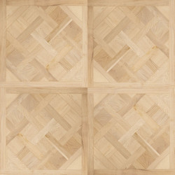 Dalle de parquet Versailles -Chêne -Vernis mat -Aspect bois brut - 80x80 cm
