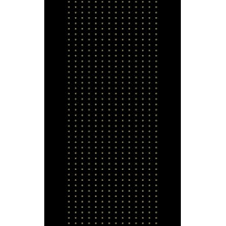 Moquette passage d'escalier - Motif noir à points beige