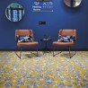 Moquette motif jaune Hotel Swing-N330